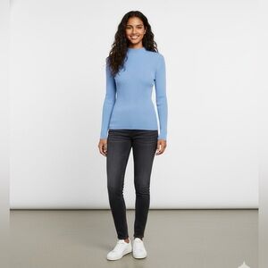 Aritzia Longsleeve Sculpt Knit Tie-Back Shirt